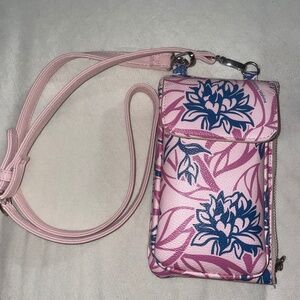 Happy Wahine Pink Heliconia Cross Body Bag